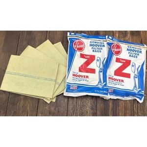 Genuine HOOVER TYPE Z Vacuum Cleaner Bags 4010075Z,‎ 2  Pack 3 And 4 Loose = 10